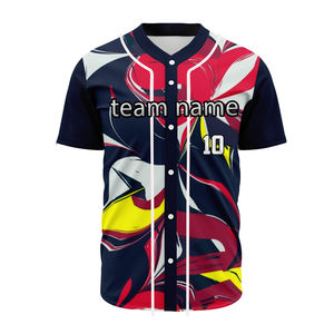 Jersey de Béisbol Americano Bordado de la Mejor Calidad, Personalizado con Tu Nombre, Número, Logotipo y Estilo de Equipo - Product Image 4