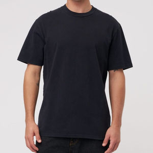 T-shirt pour homme 100% coton, coupe ample, imprimé sérigraphie, t-shirt coupé et cousu, t-shirt lourd pour homme, t-shirt ample de haute qualité, t-shirt court - Product Image 4