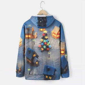 Sudaderas con Capucha de Forro Polar Transpirable y Ecológico para Uso en Exteriores, Ropa Casual de Invierno para Hombre con Diseño Personalizado - Product Image 2