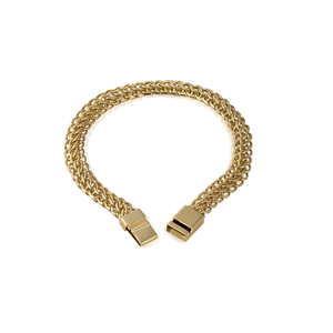 สร้อยข้อมือ Foxtail ทำด้วยมือสีทอง14K สร้อยข้อมือทองหนาหนักสร้อยข้อมือสำหรับผู้ชายเครื่องประดับสร้อยข้อมือแฟชั่น - Product Image 3