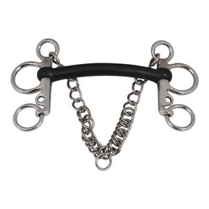 Pelham Durable Rubber Bit Horse Bits Equipo ecuestre equino Juego de 4 brocas 2025 - Product Image 5