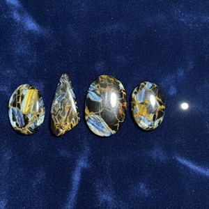 Pierres précieuses en piétersite naturelle de qualité AAA, lisses et polies, cabochons, pierres brutes, conçues pour la fabrication et la création de bijoux de qualité supérieure - Product Image 2