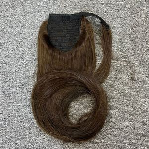 Pelo de cola de caballo, 100% cabello virgen crudo cabello liso vietnamita, extensión de cabello humano para mujeres negras - Product Image 2