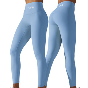 <b>Hot</b> Selling Women's Seamless Yoga <b>Leggings</b> Multicolored Scrunch Butt Active Wear with High Waist Hip Lift Custom Wholesale - Product Image 3