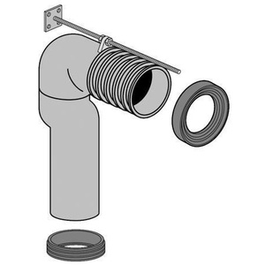 V&B Vario Drain Bend pour sortie verticale D=100mm Modèle 871100 Articles de salle de bain et de toilettes par VILLEROY & BOCH - Product Image 1