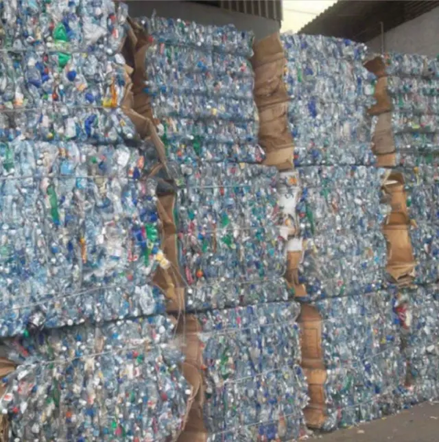 100% bouteilles en PET transparentes déchets plastiques/déchets de bouteilles en PET/déchets plastiques