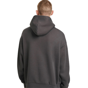 Sweats à capuche en polaire surdimensionnés personnalisés, pulls d'hiver épais et lourds avec logo brodé, tissu français avec service OEM - Product Image 3