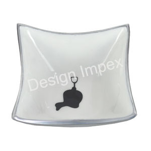 Tazón para Servir Dulces y Caramelos, Apto para Contacto con Alimentos, Tazón de Esmalte Blanco, Artículos para Fiestas y Eventos, Decoración de Mesa - Product Image 6