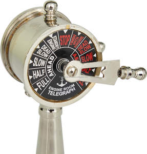 Alta calidad Vintage latón miniatura telégrafo náutico barco motor venta al por mayor telégrafo diseño personalizado disponible - Product Image 1