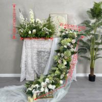 Rangkaian Bunga Meja Artifisial Real Touch Mewah untuk Proyek Hotel Restoran Produsen