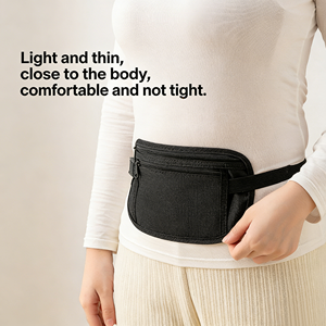 Bolsa de Cintura Antifurto para Homens e Mulheres com Compartimento Oculto para Passaporte e 2 Compartimentos para Carteira de Viagem - Product Image 6