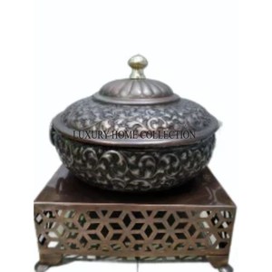 ที่อุ่นอาหารสแตนเลสทรงกลมพร้อมพวย - Product Image 2