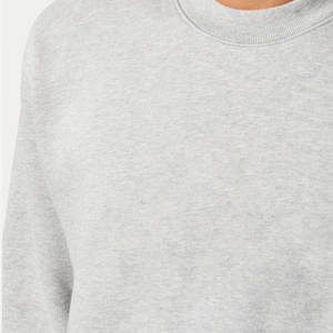 Sweat-shirt pour homme coupe ajustée style rue minimaliste 100% coton doublé pour un confort par temps froid - Product Image 5