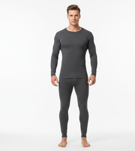 Traje Térmico Coldline Armor Gris para Hombre, Suave, Manga Larga, Tejido Transpirable que Retiene el Calor, Estructurado para Zonas Frías - Product Image 6