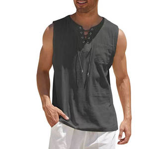 <b>Mens</b> Tank Top Premium Athletic <b>Mesh</b> Sleeveless Shirt Breathable Quick Dry Workout Gym Muscle Fit Soft Fabric OEM Custom Branding - Product Image 4