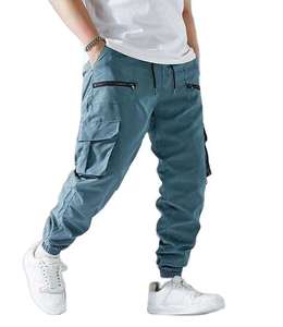 Pantalon de travail cargo léger en toile multi-poches pour hommes, idéal pour la construction – Fournisseur direct usine - Product Image 2