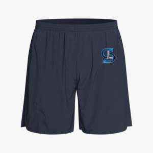 2025 nuevos productos verano poliéster transpirable malla elástica cintura bolsillos laterales correr gimnasio pantalones cortos hombres - Product Image 4