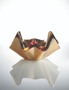 Hermoso cuenco de chocolate de metal pulido a mano para decorar la mesa de comedor con trufas de chocolate u otras golosinas dulces con estilo - Product Image 4