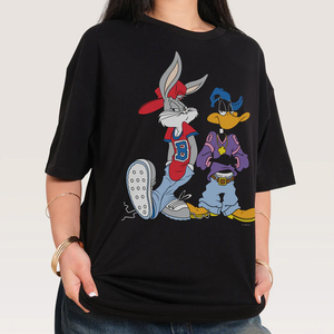 Camiseta Oversize Unisex Personalizable 2026, 260 g/m², 100% Algodón, Sólida, Resistente, Casual, Ecológica, Transpirable, con Diseño de Dibujos Animados Personalizado - Product Image 3