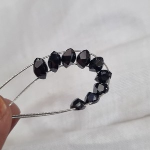 Cuentas de diamante de moissanita de corte Marquesa de 4*6 MM, cuentas de lujo de moissanita para collar de moissanita y joyería personalizada - Product Image 3