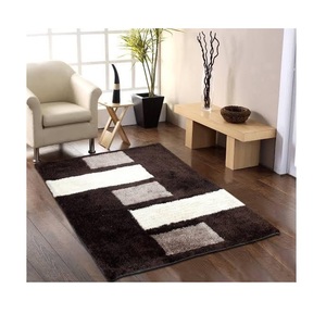 พรมปูพื้นห้องนอนแบบอินเดียพรมปูพื้นสไตล์นอร์ดิกย้อนยุคพรมทอผ้าฝ้ายลินิน - Product Image 1