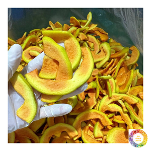 Rodajas de papaya secadas suaves sin azúcar agregada de Vietnam Textura húmeda masticable dulce natural Chips de frutas tropicales Rojas Corte secado al sol - Product Image 3