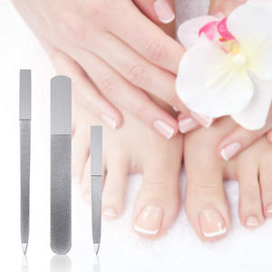 Lima de Uñas Profesional de Acero Inoxidable, Doble Cara, Mini, Recta, para el Cuidado Diario de las Uñas y un Acabado Suave - Product Image 4