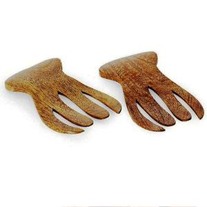 Accesorios de Último Modelo, Juego de Servidores de Ensalada de Acacia, Ecológicos, Aptos para Lavavajillas, Utensilios para Ensalada, Cocina, Hechos en India - Product Image 6