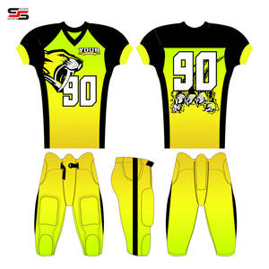 Personalizado al por mayor equipo adulto sublimación práctica juvenil fútbol americano uniforme conjunto - Product Image 5