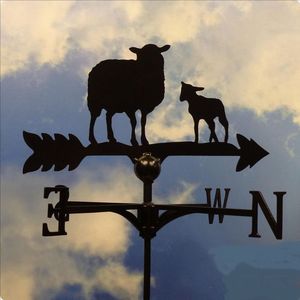 Veleta de hierro decorativa de estilo Vintage con diseño de animales para adornos intrincados de jardín, techos y decoración de graneros - Product Image 1