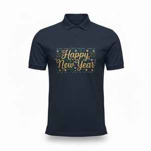 Camiseta Navideña de Alta Calidad, Suave y Transpirable, Tela de Algodón de 180g, Diseño de Lunares con Estampados Brillantes y Festivos que Mantienen su Intensidad - Product Image 1
