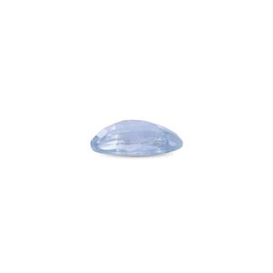 Zafiro Azul - Topacio Azul Natural Facetado de 4.4 Quilates, Diamante Creado en Laboratorio con Tonos Marrón, Verde, Naranja y Rosa, 8 mm de Altura - Product Image 2