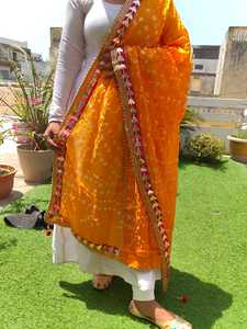 Dupatta de Seda Surtida de Rajastán para Niñas - Product Image 6