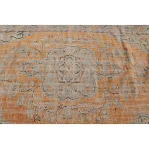 6.1x10.4 ft Rug, Large Vintage Rug, <b>Yellow</b> Polka dot Rug - Product Image 5