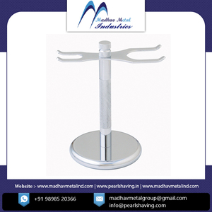 New Arrival Professional Stainless Steel <b>Shaving</b> <b>Brush</b> And Razor Stand Indian Manufacturer - Product Image 5