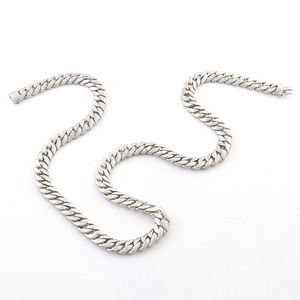 Men's Hip Hop <b>Iced</b> <b>Out</b> Cuban Link <b>Chain</b> Diamond Sterling Silver Gold Plated Custom Diamond Necklace - Product Image 2