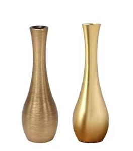 Vases décoratifs de table multifonctionnels modernes Pots de fleurs finis martelés pour mariages et événements à la maison Utilisation de la décoration intérieure - Product Image 4