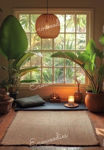 โคมไฟแขวน LED ทำจากไม้โบราณสำหรับตกแต่งบ้านห้องนั่งเล่นโคมไฟแขวนดีไซน์สร้างสรรค์ทำจากไม้ไผ่ดีไซน์หรูหรา - Product Image 4