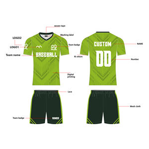 Conjuntos de Uniformes Deportivos de Fútbol Personalizados de Poliéster Transpirable para Hombre, Conjunto de Camiseta, Equipaciones de Fútbol, Conjunto Completo para Hombre - Product Image 2