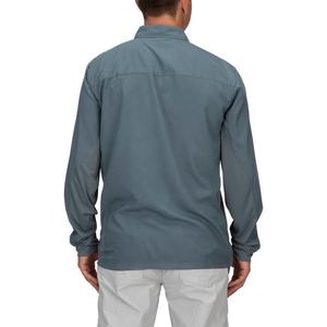 Camisa de Pesca para Hombre, Estilo Casual, Transpirable, Personalizada, de Spandex/Poliéster, con Protección Solar UPF 50+, Manga Larga, Cierre de Botones, Talla Grande - Product Image 3