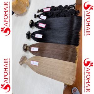 Extensions de cheveux humains à clips APOHAIR, qualité vierge Remy, naturelles, ondulations profondes, double trame chinoise, vente en gros, livraison DHL FEDEX - Product Image 3