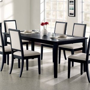 ชุดโต๊ะอาหารไม้สไตล์มินิมอล Jolice สีดำ - Product Image 4