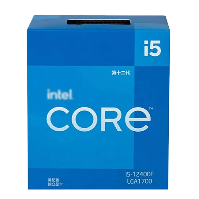 New Intel i5 12400F Six Core 12 Thread cpus Scrap Computer Procesador Computadora x99 Motherboard Processor i9 i7 i5 intel CPU