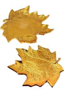 Nouvelle Arrivée Feuille Design Plateau En Aluminium Coulé Plateau Décoratif En Aluminium pour Servir Des Aliments Table À Manger Plateau De Service - Product Image 6