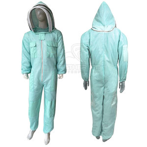 Traje de apicultura con capucha de estilo de esgrima y tela ventilada Traje de apicultura duradero con velo para uso profesional o de pasatiempo - Product Image 6