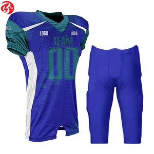OEM High Quality 100% Polyester Team Wear Printed Football Uniform American Football Tops <b>Men's</b> American Football Jersey - Product Image 6