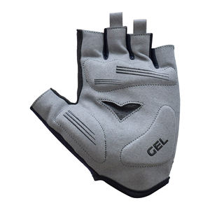 ถุงมือขี่จักรยานกันเหงื่อหลากสีสำหรับทุกเพศครึ่งนิ้วสีดำ - Product Image 6