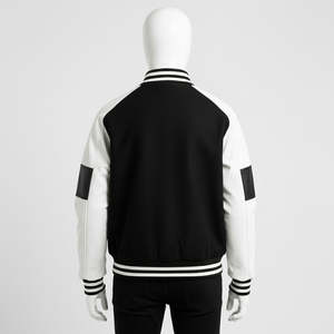 Chaqueta Universitaria de Béisbol de Alta Calidad 2026, Fabricante de Ropa Urbana Personalizada, Chaquetas Universitarias con Parches de Chenilla de Lana Bordados con Letras - Product Image 4