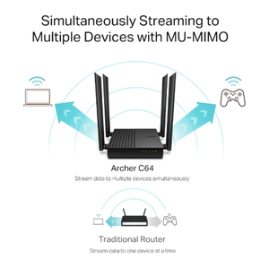 Archer C64-Bộ Định Tuyến WiFi MU-MIMO Không Dây AC1200 - Product Image 4