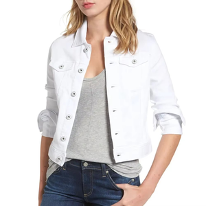 Chaqueta Vaquera de Mujer Elegante y de Alta Calidad con Corte Ajustado y Diseño Cómodo, Ideal para un Estilo Diario Chic o Urbano - Product Image 1